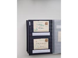 SIGMARINGEN: 1823/2000 (ca.), Heimatssammlung &nbsp;in 14 Steckbüchern, mit einigen hundert Briefen, Karten und Ganzsachen (v