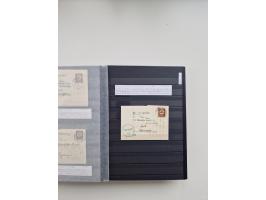 SIGMARINGEN: 1823/2000 (ca.), Heimatssammlung &nbsp;in 14 Steckbüchern, mit einigen hundert Briefen, Karten und Ganzsachen (v