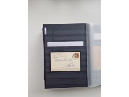 SIGMARINGEN: 1823/2000 (ca.), Heimatssammlung &nbsp;in 14 Steckbüchern, mit einigen hundert Briefen, Karten und Ganzsachen (v