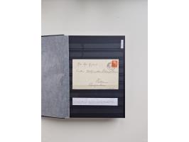 SIGMARINGEN: 1823/2000 (ca.), Heimatssammlung &nbsp;in 14 Steckbüchern, mit einigen hundert Briefen, Karten und Ganzsachen (v