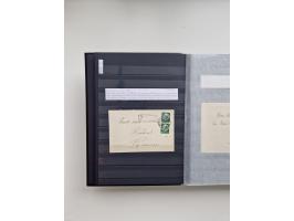 SIGMARINGEN: 1823/2000 (ca.), Heimatssammlung &nbsp;in 14 Steckbüchern, mit einigen hundert Briefen, Karten und Ganzsachen (v