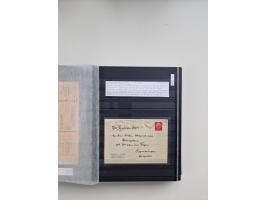 SIGMARINGEN: 1823/2000 (ca.), Heimatssammlung &nbsp;in 14 Steckbüchern, mit einigen hundert Briefen, Karten und Ganzsachen (v