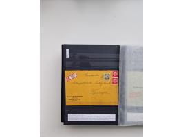 SIGMARINGEN: 1823/2000 (ca.), Heimatssammlung &nbsp;in 14 Steckbüchern, mit einigen hundert Briefen, Karten und Ganzsachen (v