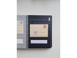 SIGMARINGEN: 1823/2000 (ca.), Heimatssammlung &nbsp;in 14 Steckbüchern, mit einigen hundert Briefen, Karten und Ganzsachen (v