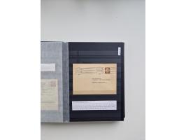 SIGMARINGEN: 1823/2000 (ca.), Heimatssammlung &nbsp;in 14 Steckbüchern, mit einigen hundert Briefen, Karten und Ganzsachen (v