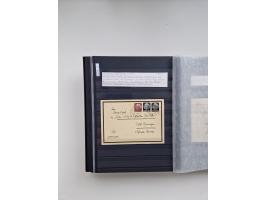 SIGMARINGEN: 1823/2000 (ca.), Heimatssammlung &nbsp;in 14 Steckbüchern, mit einigen hundert Briefen, Karten und Ganzsachen (v