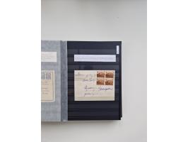 SIGMARINGEN: 1823/2000 (ca.), Heimatssammlung &nbsp;in 14 Steckbüchern, mit einigen hundert Briefen, Karten und Ganzsachen (v