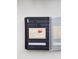 SIGMARINGEN: 1823/2000 (ca.), Heimatssammlung &nbsp;in 14 Steckbüchern, mit einigen hundert Briefen, Karten und Ganzsachen (v