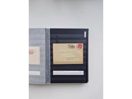 SIGMARINGEN: 1823/2000 (ca.), Heimatssammlung &nbsp;in 14 Steckbüchern, mit einigen hundert Briefen, Karten und Ganzsachen (v