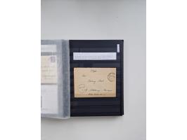 SIGMARINGEN: 1823/2000 (ca.), Heimatssammlung &nbsp;in 14 Steckbüchern, mit einigen hundert Briefen, Karten und Ganzsachen (v