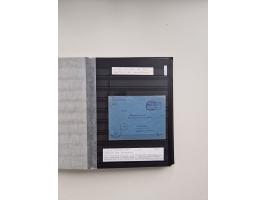 SIGMARINGEN: 1823/2000 (ca.), Heimatssammlung &nbsp;in 14 Steckbüchern, mit einigen hundert Briefen, Karten und Ganzsachen (v