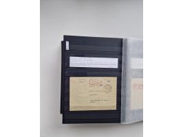 SIGMARINGEN: 1823/2000 (ca.), Heimatssammlung &nbsp;in 14 Steckbüchern, mit einigen hundert Briefen, Karten und Ganzsachen (v