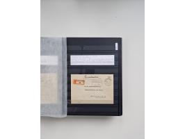 SIGMARINGEN: 1823/2000 (ca.), Heimatssammlung &nbsp;in 14 Steckbüchern, mit einigen hundert Briefen, Karten und Ganzsachen (v