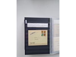 SIGMARINGEN: 1823/2000 (ca.), Heimatssammlung &nbsp;in 14 Steckbüchern, mit einigen hundert Briefen, Karten und Ganzsachen (v