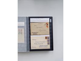 SIGMARINGEN: 1823/2000 (ca.), Heimatssammlung &nbsp;in 14 Steckbüchern, mit einigen hundert Briefen, Karten und Ganzsachen (v