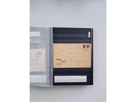 SIGMARINGEN: 1823/2000 (ca.), Heimatssammlung &nbsp;in 14 Steckbüchern, mit einigen hundert Briefen, Karten und Ganzsachen (v