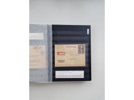 SIGMARINGEN: 1823/2000 (ca.), Heimatssammlung &nbsp;in 14 Steckbüchern, mit einigen hundert Briefen, Karten und Ganzsachen (v