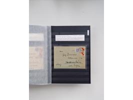 SIGMARINGEN: 1823/2000 (ca.), Heimatssammlung &nbsp;in 14 Steckbüchern, mit einigen hundert Briefen, Karten und Ganzsachen (v