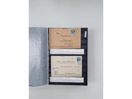 SIGMARINGEN: 1823/2000 (ca.), Heimatssammlung &nbsp;in 14 Steckbüchern, mit einigen hundert Briefen, Karten und Ganzsachen (v