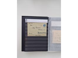 SIGMARINGEN: 1823/2000 (ca.), Heimatssammlung &nbsp;in 14 Steckbüchern, mit einigen hundert Briefen, Karten und Ganzsachen (v