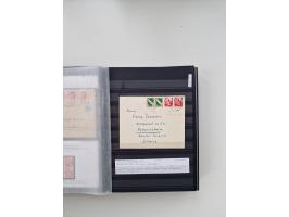 SIGMARINGEN: 1823/2000 (ca.), Heimatssammlung &nbsp;in 14 Steckbüchern, mit einigen hundert Briefen, Karten und Ganzsachen (v