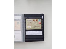 SIGMARINGEN: 1823/2000 (ca.), Heimatssammlung &nbsp;in 14 Steckbüchern, mit einigen hundert Briefen, Karten und Ganzsachen (v