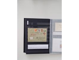 SIGMARINGEN: 1823/2000 (ca.), Heimatssammlung &nbsp;in 14 Steckbüchern, mit einigen hundert Briefen, Karten und Ganzsachen (v