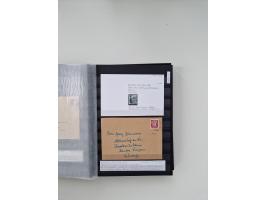 SIGMARINGEN: 1823/2000 (ca.), Heimatssammlung &nbsp;in 14 Steckbüchern, mit einigen hundert Briefen, Karten und Ganzsachen (v