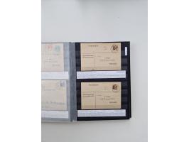 SIGMARINGEN: 1823/2000 (ca.), Heimatssammlung &nbsp;in 14 Steckbüchern, mit einigen hundert Briefen, Karten und Ganzsachen (v