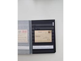 SIGMARINGEN: 1823/2000 (ca.), Heimatssammlung &nbsp;in 14 Steckbüchern, mit einigen hundert Briefen, Karten und Ganzsachen (v