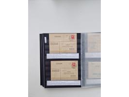 SIGMARINGEN: 1823/2000 (ca.), Heimatssammlung &nbsp;in 14 Steckbüchern, mit einigen hundert Briefen, Karten und Ganzsachen (v