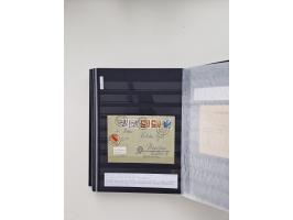 SIGMARINGEN: 1823/2000 (ca.), Heimatssammlung &nbsp;in 14 Steckbüchern, mit einigen hundert Briefen, Karten und Ganzsachen (v