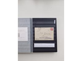 SIGMARINGEN: 1823/2000 (ca.), Heimatssammlung &nbsp;in 14 Steckbüchern, mit einigen hundert Briefen, Karten und Ganzsachen (v