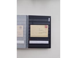 SIGMARINGEN: 1823/2000 (ca.), Heimatssammlung &nbsp;in 14 Steckbüchern, mit einigen hundert Briefen, Karten und Ganzsachen (v