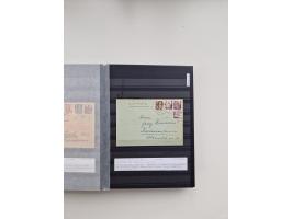 SIGMARINGEN: 1823/2000 (ca.), Heimatssammlung &nbsp;in 14 Steckbüchern, mit einigen hundert Briefen, Karten und Ganzsachen (v