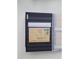 SIGMARINGEN: 1823/2000 (ca.), Heimatssammlung &nbsp;in 14 Steckbüchern, mit einigen hundert Briefen, Karten und Ganzsachen (v