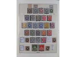 1945/49, meist postfrische gestempelte Sammlung mit einigen signiert Werten bei den Farben und Postmeister-Zähnungen, dabei u