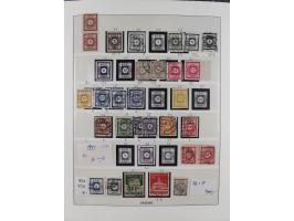 1945/49, meist postfrische gestempelte Sammlung mit einigen signiert Werten bei den Farben und Postmeister-Zähnungen, dabei u