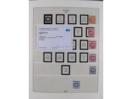 1945/49, meist postfrische gestempelte Sammlung mit einigen signiert Werten bei den Farben und Postmeister-Zähnungen, dabei u