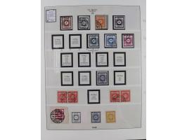 1945/49, meist postfrische gestempelte Sammlung mit einigen signiert Werten bei den Farben und Postmeister-Zähnungen, dabei u