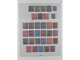 1945/49, meist postfrische gestempelte Sammlung mit einigen signiert Werten bei den Farben und Postmeister-Zähnungen, dabei u