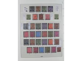 1945/49, meist postfrische gestempelte Sammlung mit einigen signiert Werten bei den Farben und Postmeister-Zähnungen, dabei u