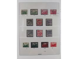 1945/49, meist postfrische gestempelte Sammlung mit einigen signiert Werten bei den Farben und Postmeister-Zähnungen, dabei u