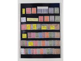 1945/49, meist postfrische gestempelte Sammlung mit einigen signiert Werten bei den Farben und Postmeister-Zähnungen, dabei u