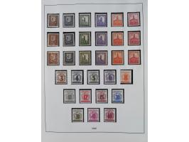 1945/49, meist postfrische gestempelte Sammlung mit einigen signiert Werten bei den Farben und Postmeister-Zähnungen, dabei u