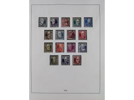 1945/49, meist postfrische gestempelte Sammlung mit einigen signiert Werten bei den Farben und Postmeister-Zähnungen, dabei u