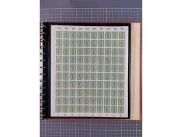 1945/49, meist postfrische gestempelte Sammlung mit einigen signiert Werten bei den Farben und Postmeister-Zähnungen, dabei u