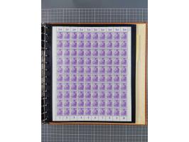 1945/49, meist postfrische gestempelte Sammlung mit einigen signiert Werten bei den Farben und Postmeister-Zähnungen, dabei u