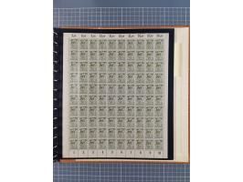 1945/49, meist postfrische gestempelte Sammlung mit einigen signiert Werten bei den Farben und Postmeister-Zähnungen, dabei u