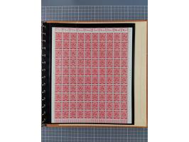 1945/49, meist postfrische gestempelte Sammlung mit einigen signiert Werten bei den Farben und Postmeister-Zähnungen, dabei u